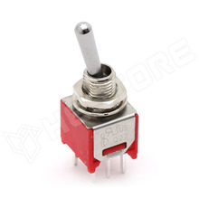 2MD1T1B1M2QES / Kapcsoló, nyelves, 1A/250VAC, 3A/28VDC, ON-OFF-ON, DPDT (Dailywell)