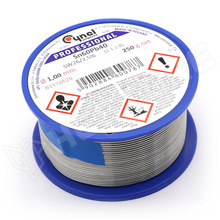 LC60-1.00/0.25 / Forrasztóón, Sn60Pb40, SW26, 1.1.2.B, ROL1, 1mm, 250g (Sn60Pb40 SW26/2,5% (1.1.2.B) 1mm 250g / CYNEL)