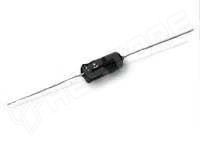 1 uF / 100V AXIAL / Kondenzátor, elektrolit, 1µF, 100V DC, Ø6x12mm, -40...105°C