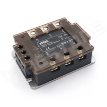 TSR-40AA / Szilárdtest relé (SSR), 3-fázisú, 40A, 80...250V AC, 24...380V AC, nullátmenetnél kapcsol, csavarható (TSR-40AA / FOTEK)