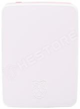 RPI4B-CASE-REDWHITE / Raspberry Pi 4 Model B doboz, műanyag, piros-fehér