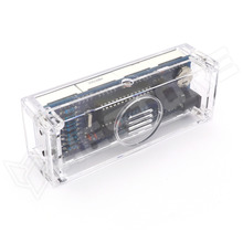 LEDCLOCK-4-RD / LED-es óra KIT, RTC, fényérzékelő, hőmérő, ébresztő funkció, piros LED