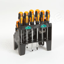 H10695 / Csavarhúzó készlet - 77 részes, imbusszokkal, krovákkal, bitfejekkel (10695 / HANDY)