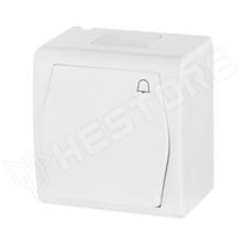 ALFA-AV-N-101CS / Nyomókapcsoló, 1 stabil pozíció, csengő jelöléssel, IP44 (Alfa)