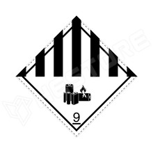 ADR-9A-100X100 / Lítium-akkumulátorok, matrica, 100 x 100mm
