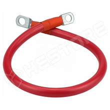4AWG-8-50-RD / 4AWG akkumulátor csatlakozókábel, Ø8mm szemes csatlakozóvég, 50cm, piros