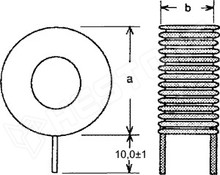 150 uH / 3A / 120mR / Induktivitás, DPT 150 A3 (DPT150A3 / FERROCORE)
