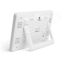 BW2070 / Digitális hőmérő és ébresztőóra - kültéri / beltéri - USB-s, elemes - fehér (BW2070 / BEWELLO)