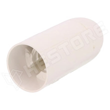 D-3004B-WH / Izzó foglalat, E14, Ø26mm, termoplaszt, fehér (D.3004B / PAWBOL)