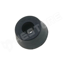 NF-004 / Gumiláb, fekete, besüllyesztett fejű átmenőfurattal, Ø16 x 7.8mm (NF-004 / FIX&FASTEN)