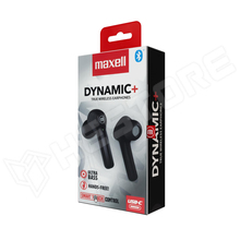 H52043BK / Maxell BT Dynamic+TWS bluetooth-os fülhallgató - fekete (52043BK / MAXELL)