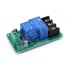 RELC-1CH-UNI-H/L-24V / Univerzális 24V relé modul, 1 csatorna, optocsatolóval, vezérlő jel: Opcionális (jumper)