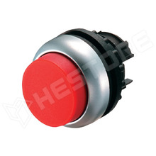 M22-DH-R / Nyomókapcsoló, momentary, kiálló, 22mm, IP67, piros (M22-DH-R / 216641 / EATON ELECTRIC)