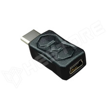 MINI-USBC-BK / Adapter, mini USB aljzatból Type C dugó, fekete
