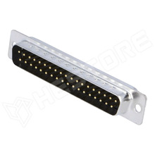 5502-37PA-01-F1 / D-SUB csatlakozó, apa, THT, nyákba ültethető, 37 pólusú, egyenes (MULTICOMP PRO)