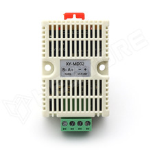 XY-MD02 / SHT40 hőmérséklet és páratartalom mérő modul, RS485, Modbus, dobozolt, DIN-sín