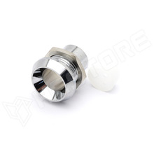 LC-10-B / LED foglalat 10 mm, króm, homorú, csavaros