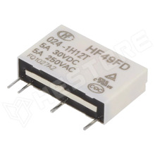 HF49FD/024-1H12T / Relé, SPST-NO, 24V DC, 5A / 250V AC, 5A / 30V DC (HF49FD/024-1H12T / HONGFA RELAY)