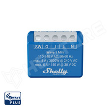 SHELLY-WAVE1-MINI / Shelly Qubino Wave 1 MINI egy áramkörös okosrelé, Z-Wave protokoll kompatibili (FG3800235269138 / SHELLY)