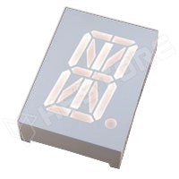 PSC08-11GWA / LED kijelző, alfanumerikus, zöld, 20mm, 8.2mcd, közös katód (KINGBRIGHT ELECTRONIC)