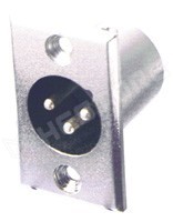 S-25K-3M / XLR dugó, beépíthető, 3 pólusú