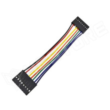 DP-8-20/FF / Szalagkábel csatlakozóval, 20cm, 8p, female-female csatlakozó