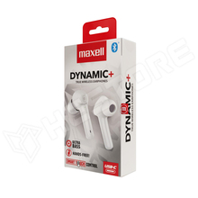 H52043WH / Maxell BT Dynamic+TWS bluetooth-os fülhallgató - fehér (52043WH / MAXELL)