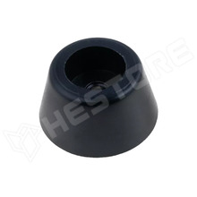 NF-008 / Gumiláb, fekete, besüllyesztett fejű átmenőfurattal, Ø20 x 10.5mm (NF-008 / FIX&FASTEN)