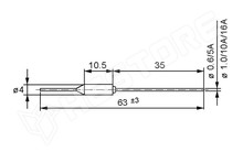 G 4 A 104°C / Hőbiztosíték (ESKA)