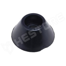 NF-001 / Gumiláb, fekete, besüllyesztett fejű átmenőfurattal, Ø14.8 x 7mm (NF-001 / FIX&FASTEN)