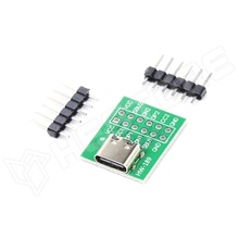 USBC-F-TEST-GRN / USB-C (Type-C) anya kifejtő panel