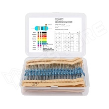 RESISTOR-KIT-600 / Fémréteg ellenállás készlet, 600 db, 30 érték, 0.25W, 1%