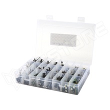 ELCOPACK-500 / Elektrolit kondenzátor készlet, 0.1uF-1000uF, 10V-50V, THT, 500db