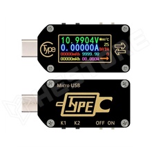 RDTECH-TC66C / Type-C USB teszter, feszültség- és árammérő, kapacitás teszter, PD trigger, 0.96