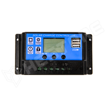 3IPSSOLD30 / Intelligens LCD napelemes vezérlő, 30A, 12V/24V