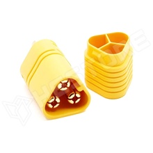 MT60-M-CF / DC tápcsatlakozó, MT60, apa, vezetékre forrasztható, 30A, 3Pin