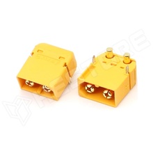 XT60PW-M-CF / DC tápcsatlakozó, XT60PW, apa, PCB-re, 30A