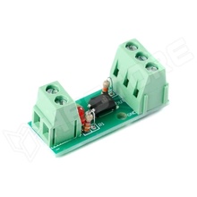 OPTO-1CH-3V-5V / 1 csatornás optocsatolós leválasztó modul, 3...5V bemenet